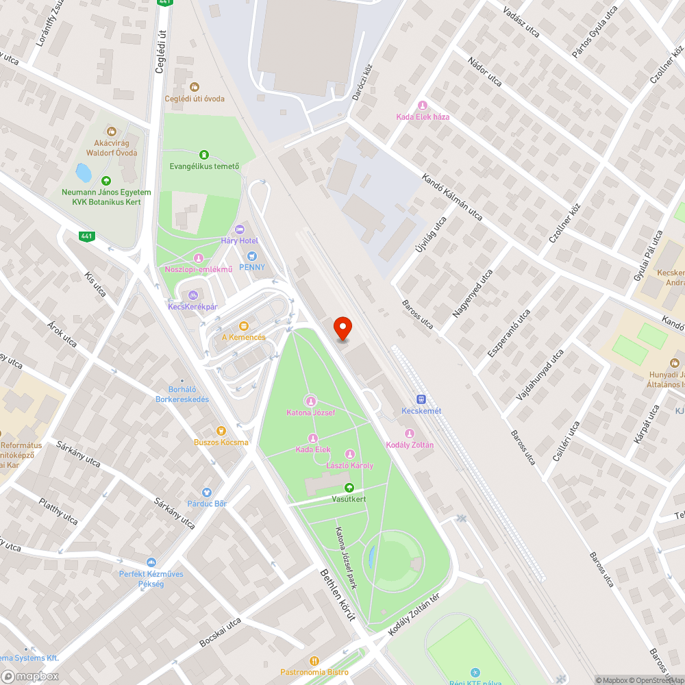 Megsüllyedt fedlap bejelentés helye