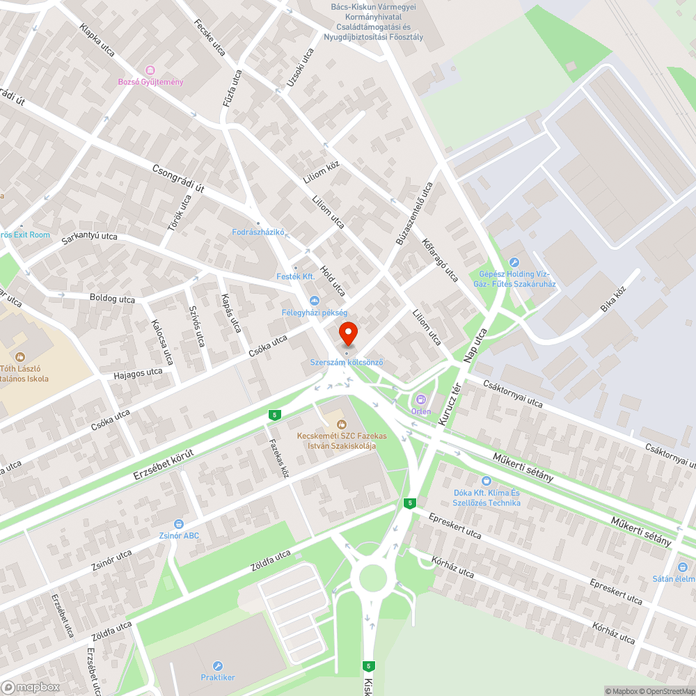 Megsüllyedt fedlap bejelentés helye