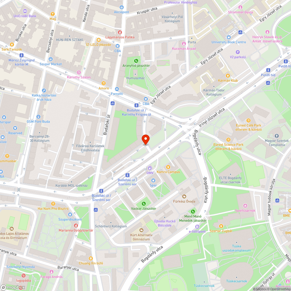 Elhagyott konténer teli építési és kommunális hulladékkal bejelentés helye