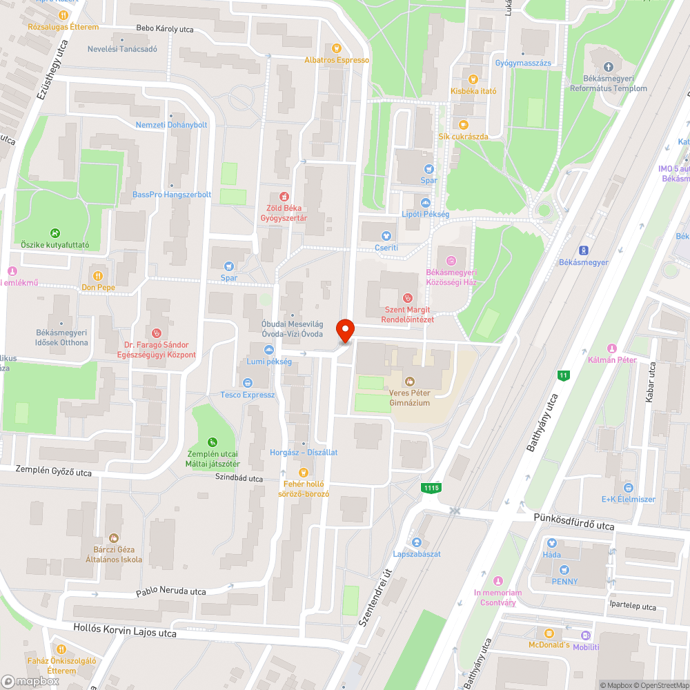 1 éves kátyú bejelentés helye