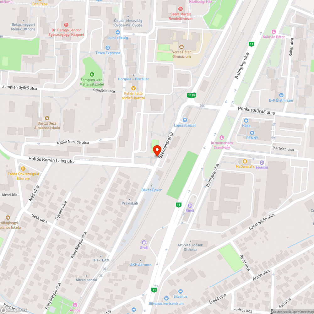 Járdafolytatás bejelentés helye