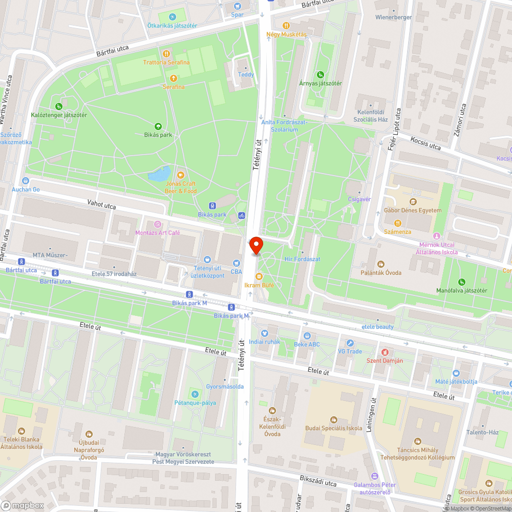 Üres szemetestartó bejelentés helye