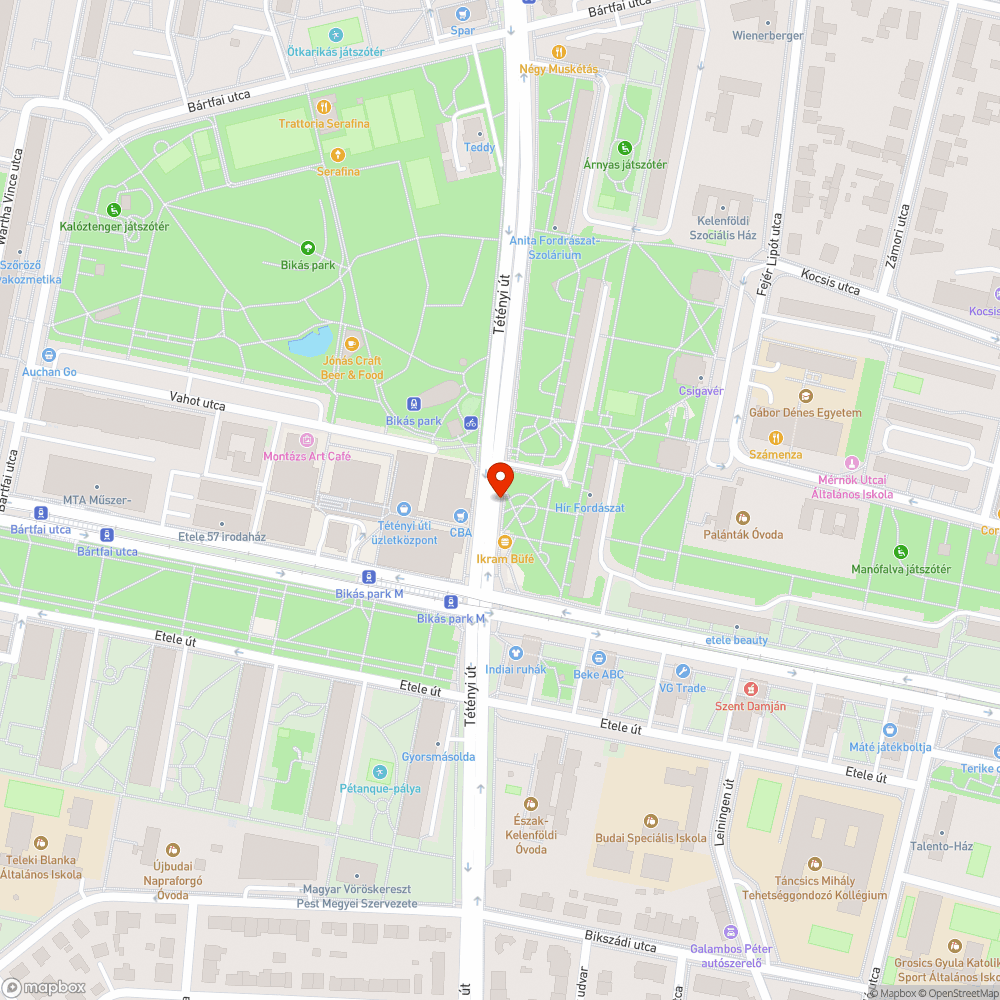 Kopott pad bejelentés helye