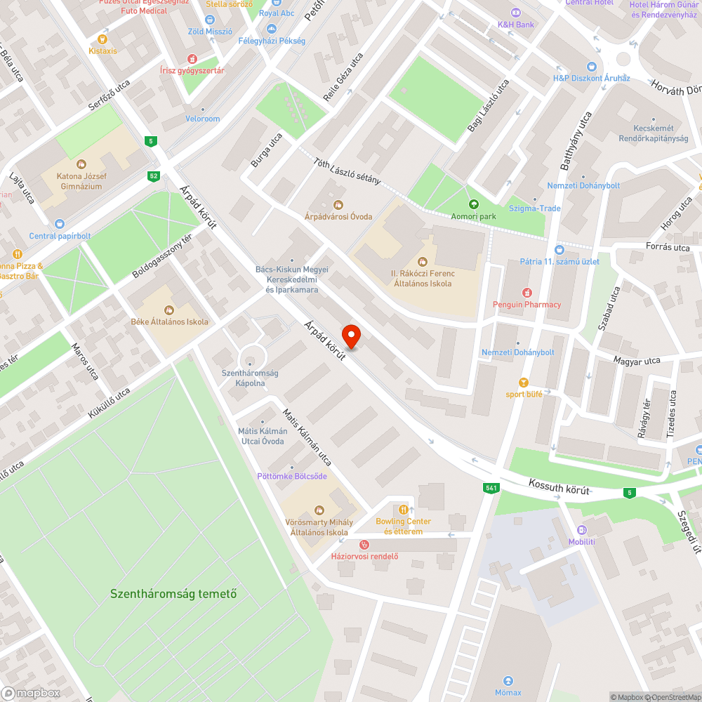 Rozsdás, kopott ülőke bejelentés helye