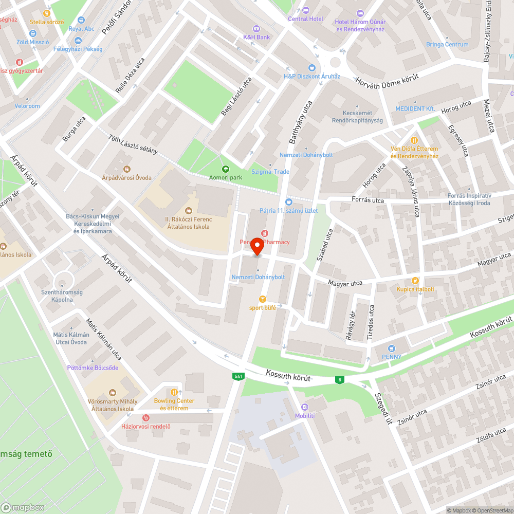 Sérült fedlap és keret bejelentés helye