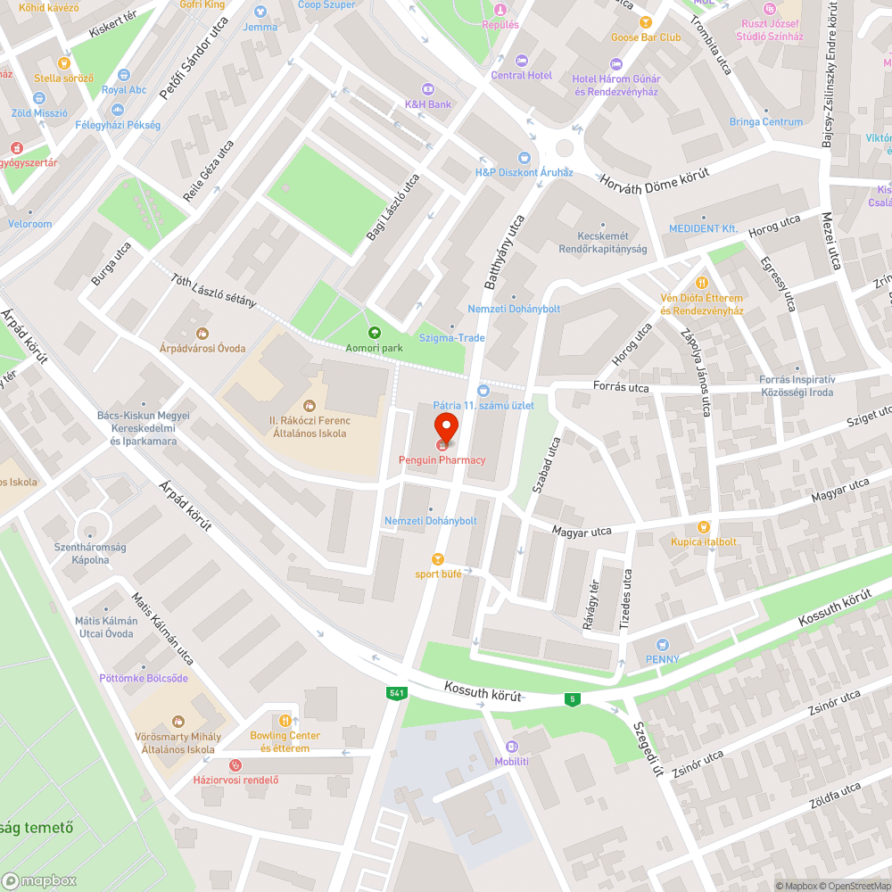 Sérült járda bejelentés helye