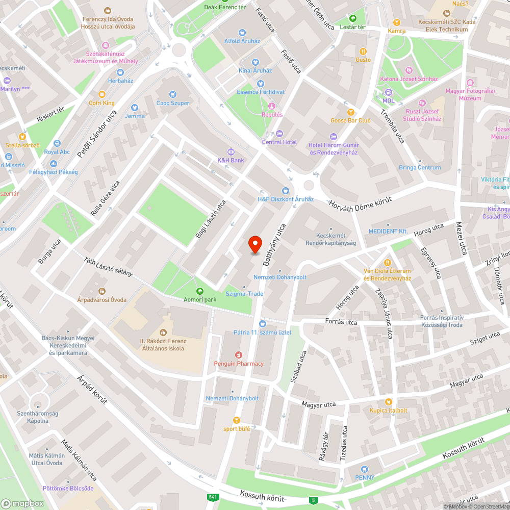 Üres oszlop bejelentés helye