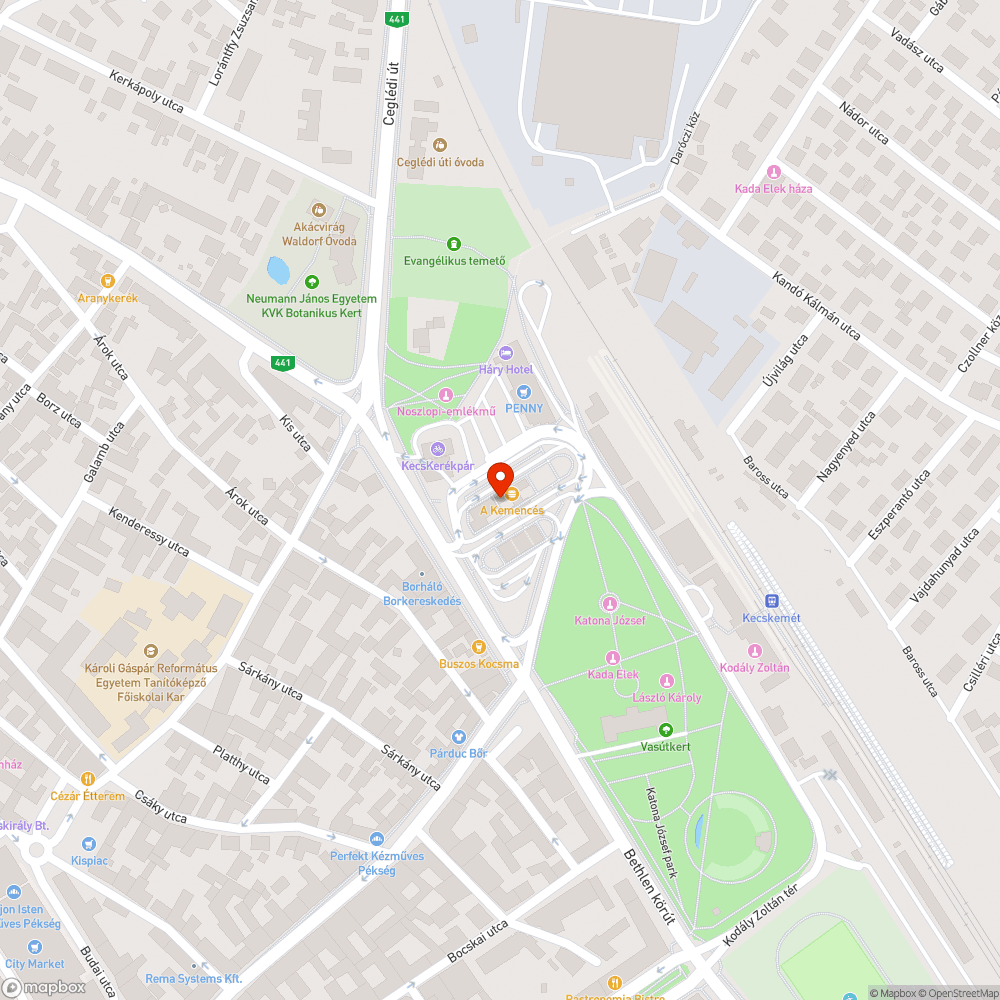 Alig olvasható kijelző bejelentés helye