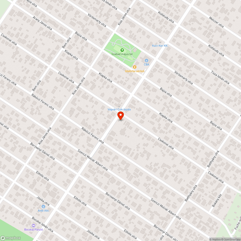 Vezetékekbe érő fa bejelentés helye