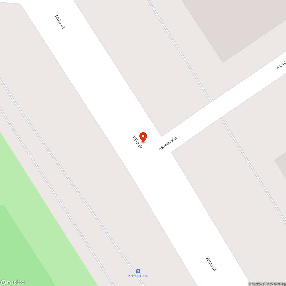 Úthiba bejelentés helye