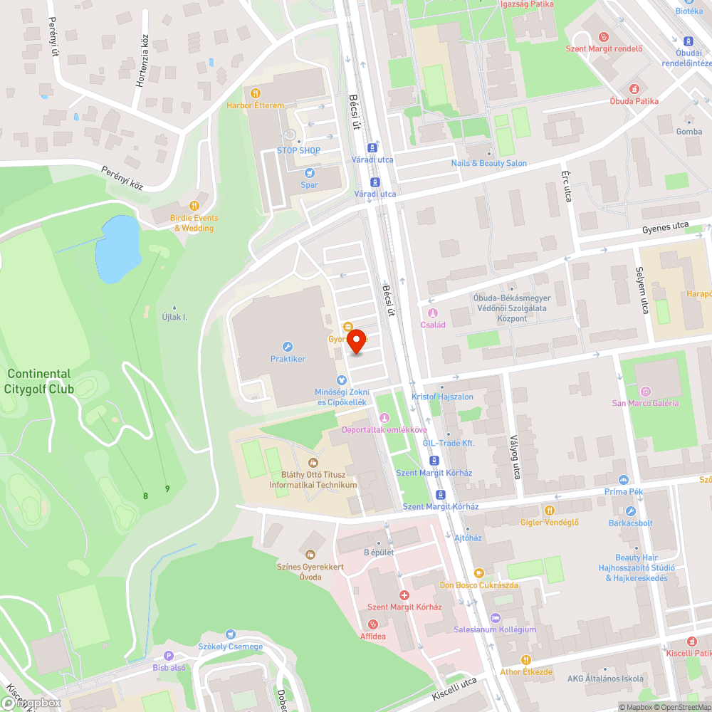 Halott fa bejelentés helye