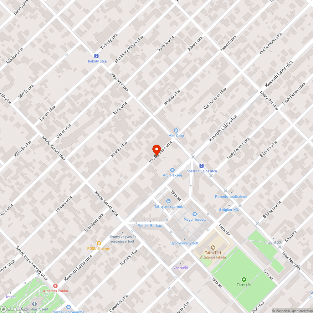 Elhagyott jármű bejelentés helye