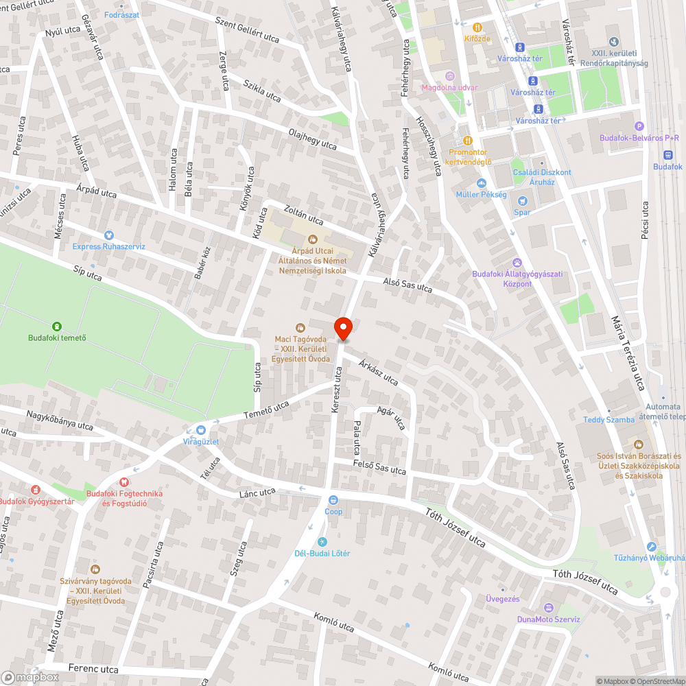 Ottmaradt oszloptartók bejelentés helye