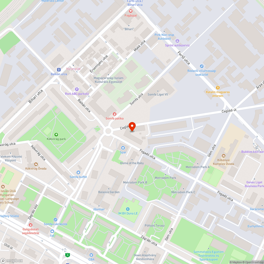 Vízhiánytól haldokló fák bejelentés helye