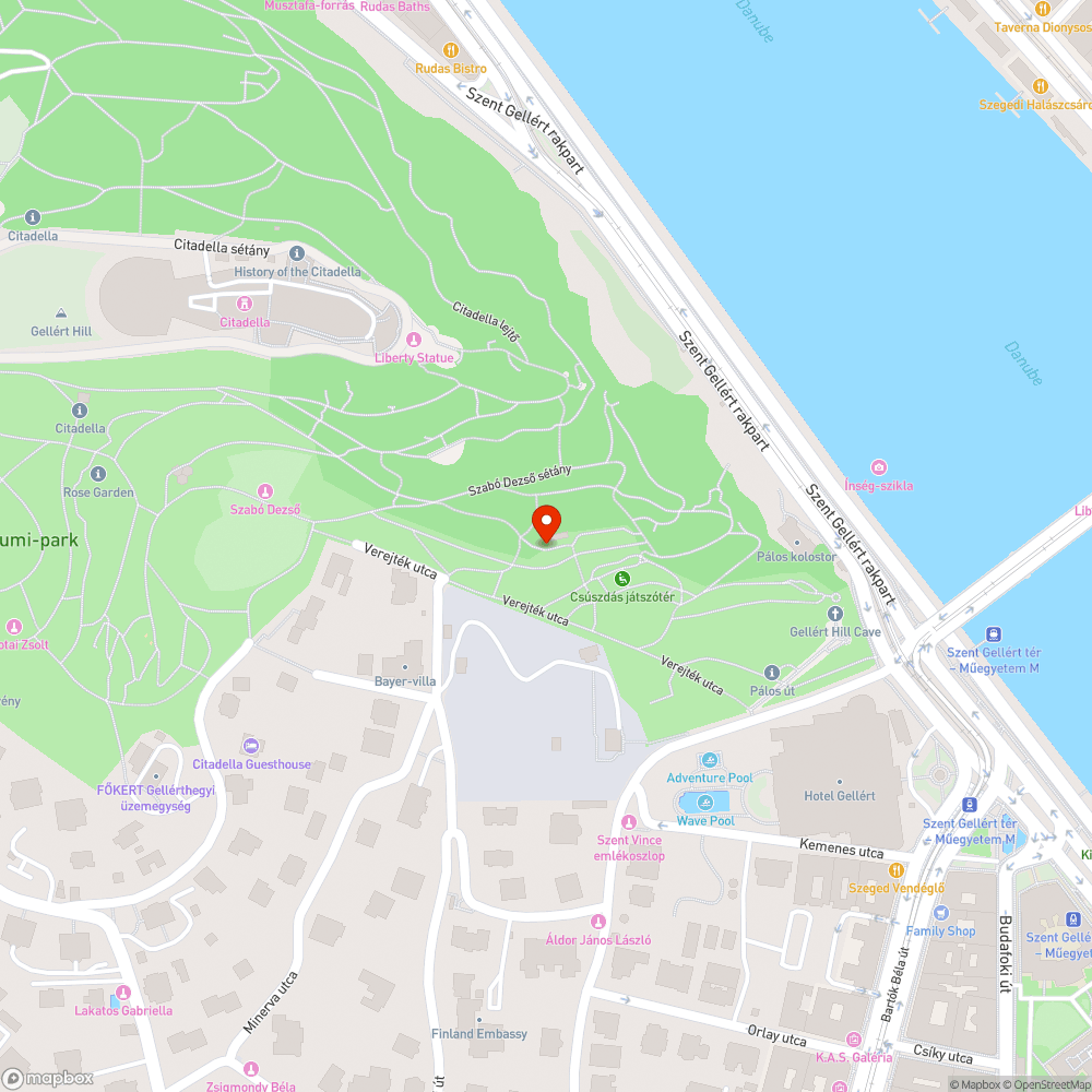 Az esőháznak nincs teteje a Gellérthegyen bejelentés helye