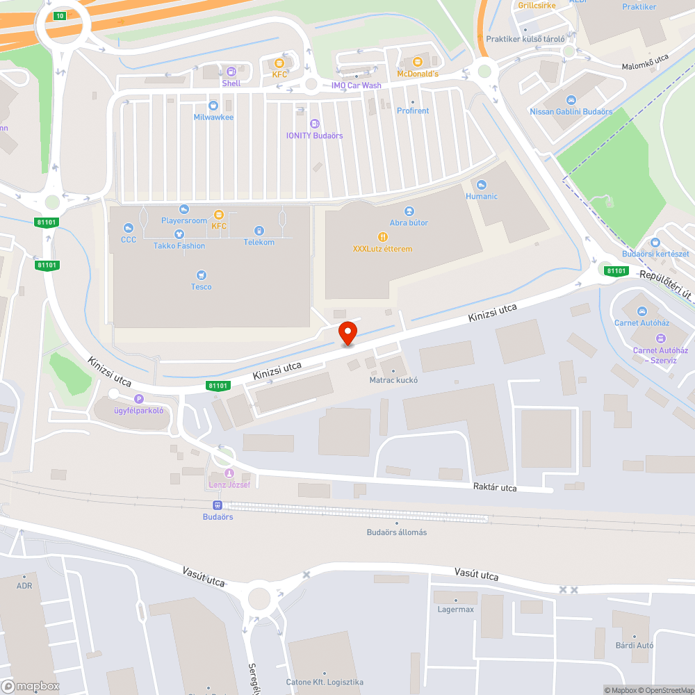 Balesetveszélyes útállapot bejelentés helye