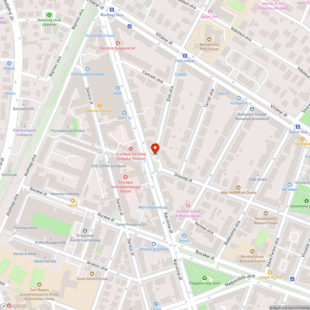 Lódarázs fészek bejelentés helye