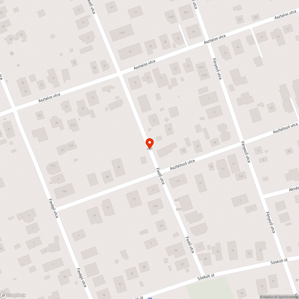 Lejárt műszakis Peugeot 206 bejelentés helye