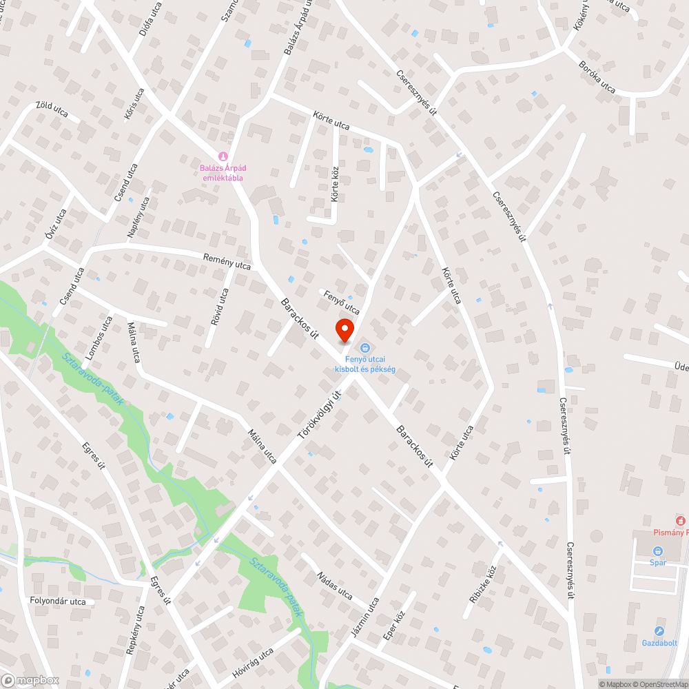 A növényzettől beláthatatlan kereszteződés bejelentés helye