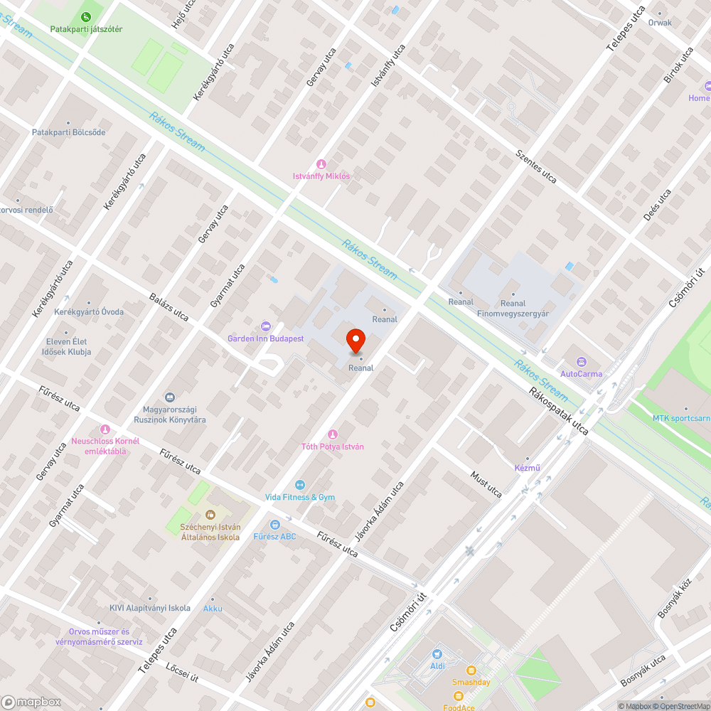 Járda tele gazzal, avarral bejelentés helye