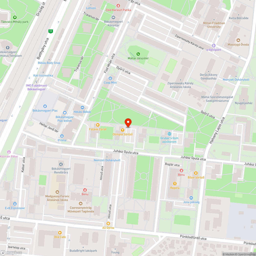 Műszaki nélküli roncs bejelentés helye