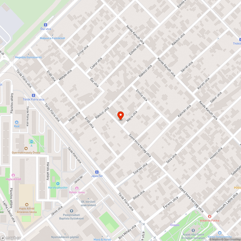 Szemét bejelentés helye