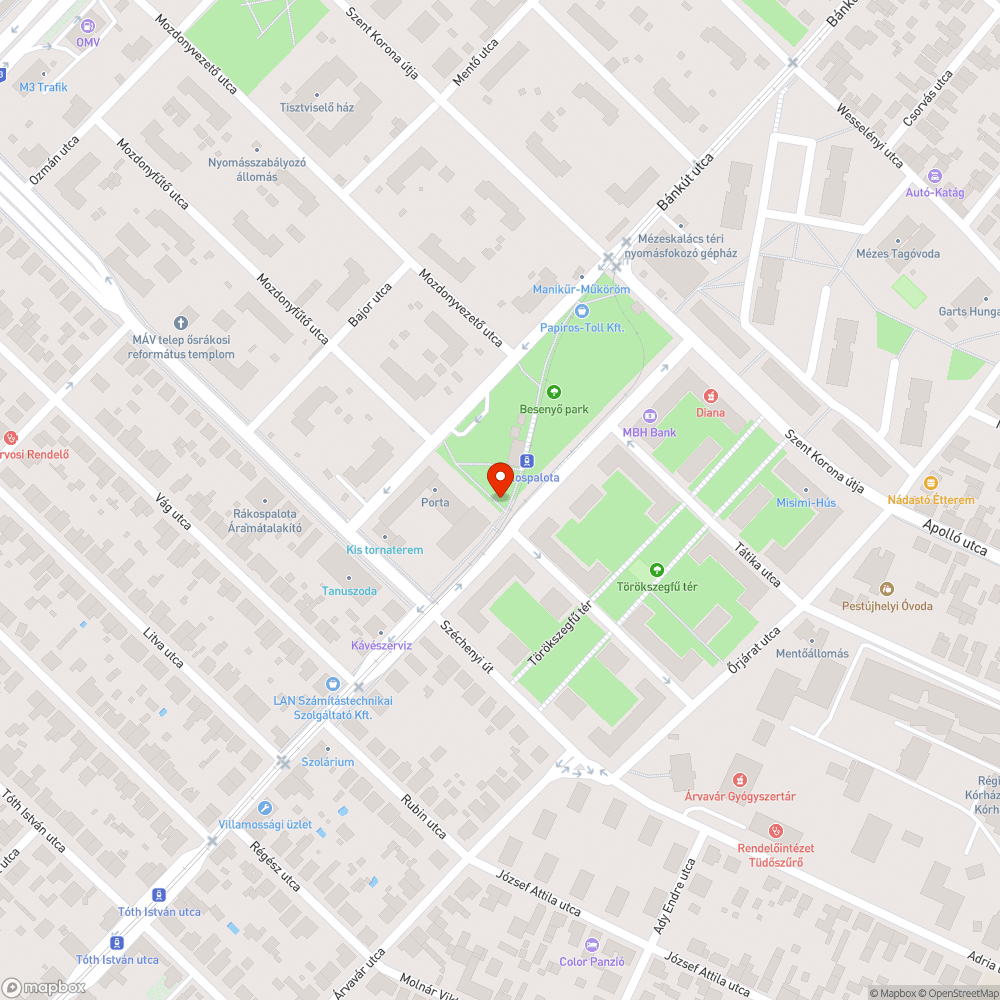 Körbe kéne keríteni a Kolozsvár iskola parki részét bejelentés helye