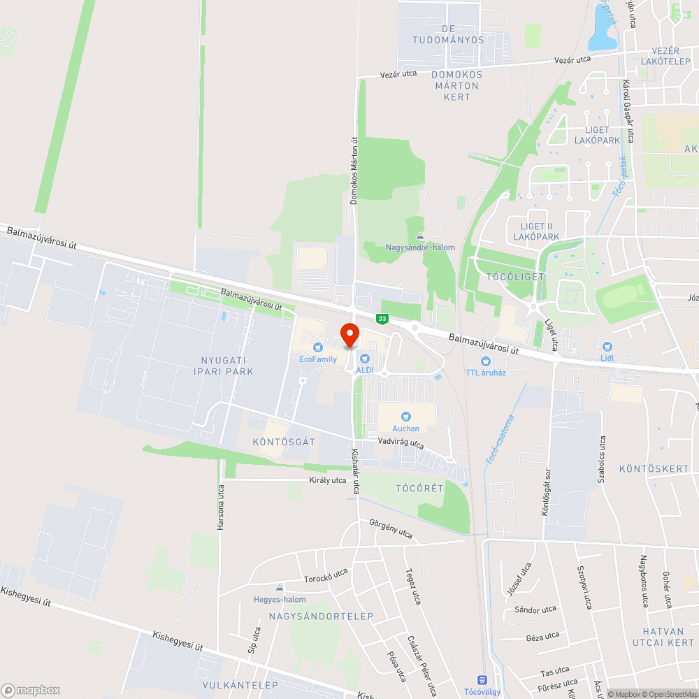 Nagy növényzet bejelentés helye