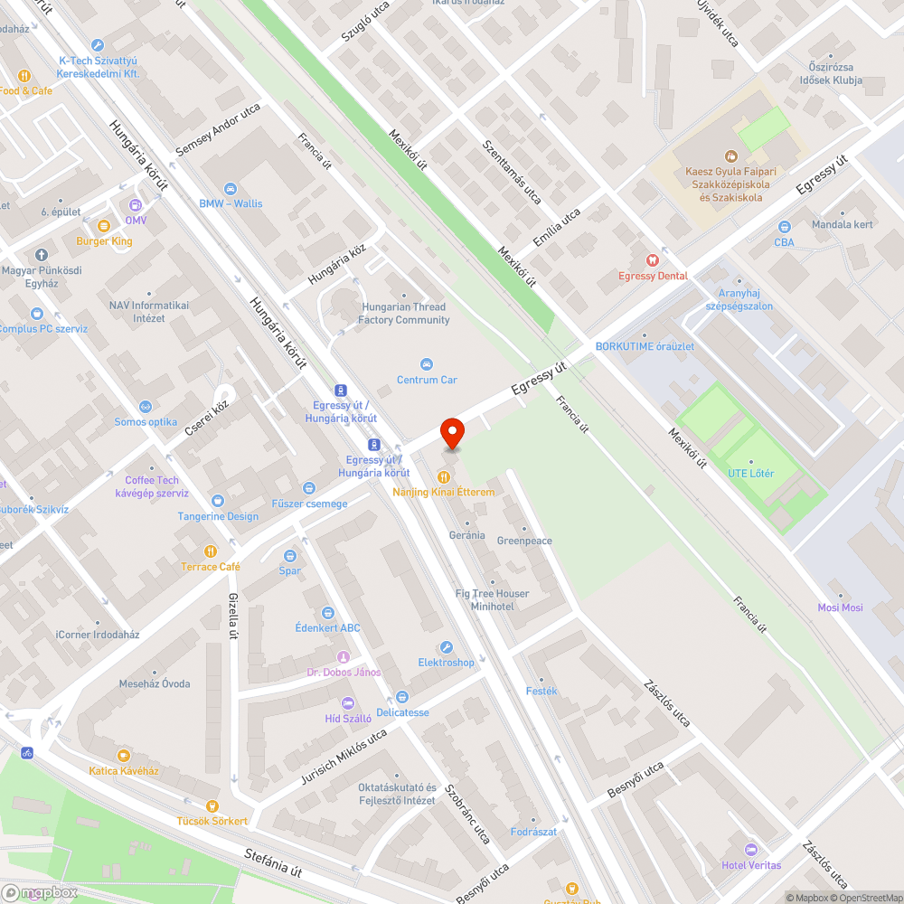 Jelzőlámpa bejelentés helye