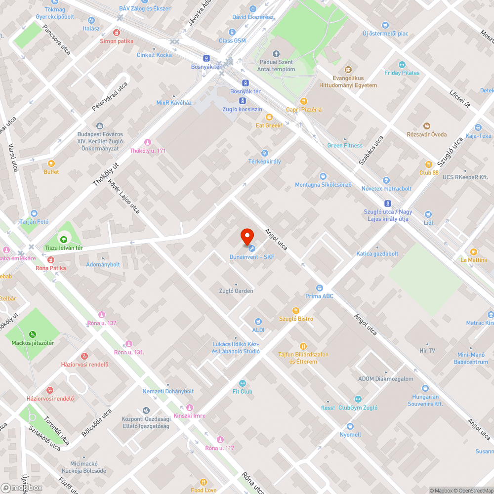 Fekvőhely a járdán bejelentés helye