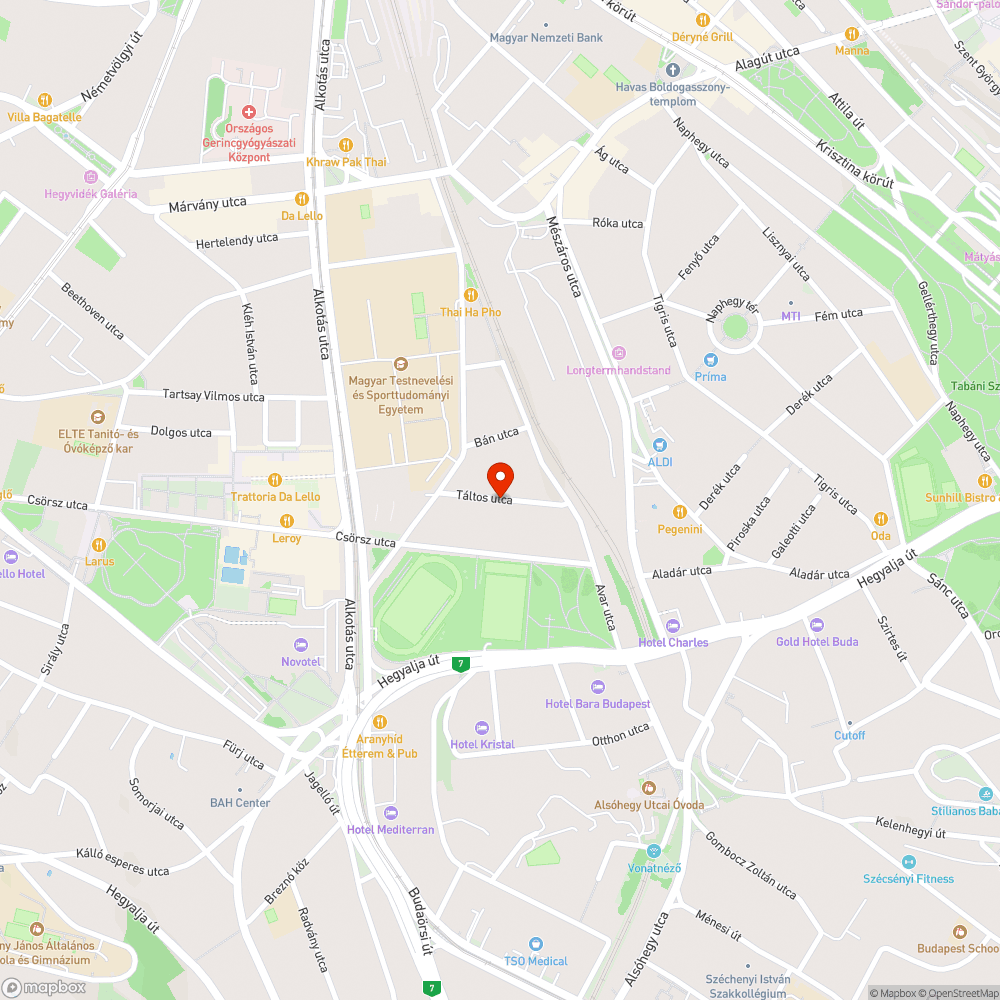 Konténerek bejelentés helye