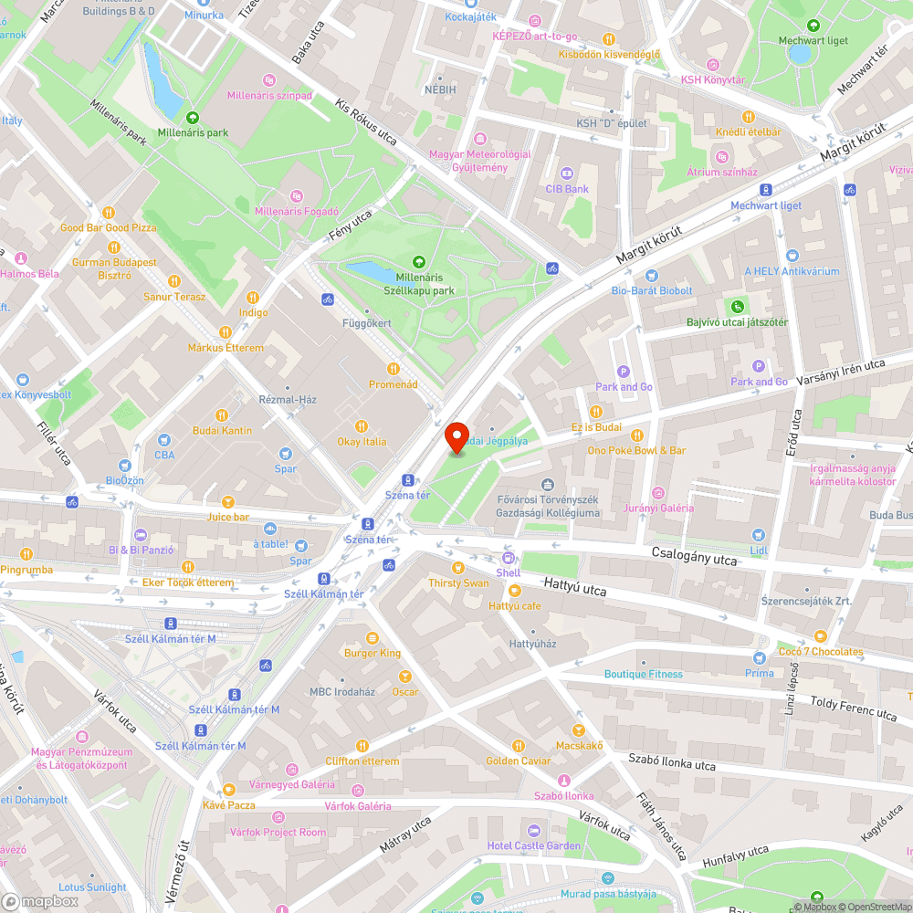 Széna téri rossz állapotú faállomány bejelentés helye