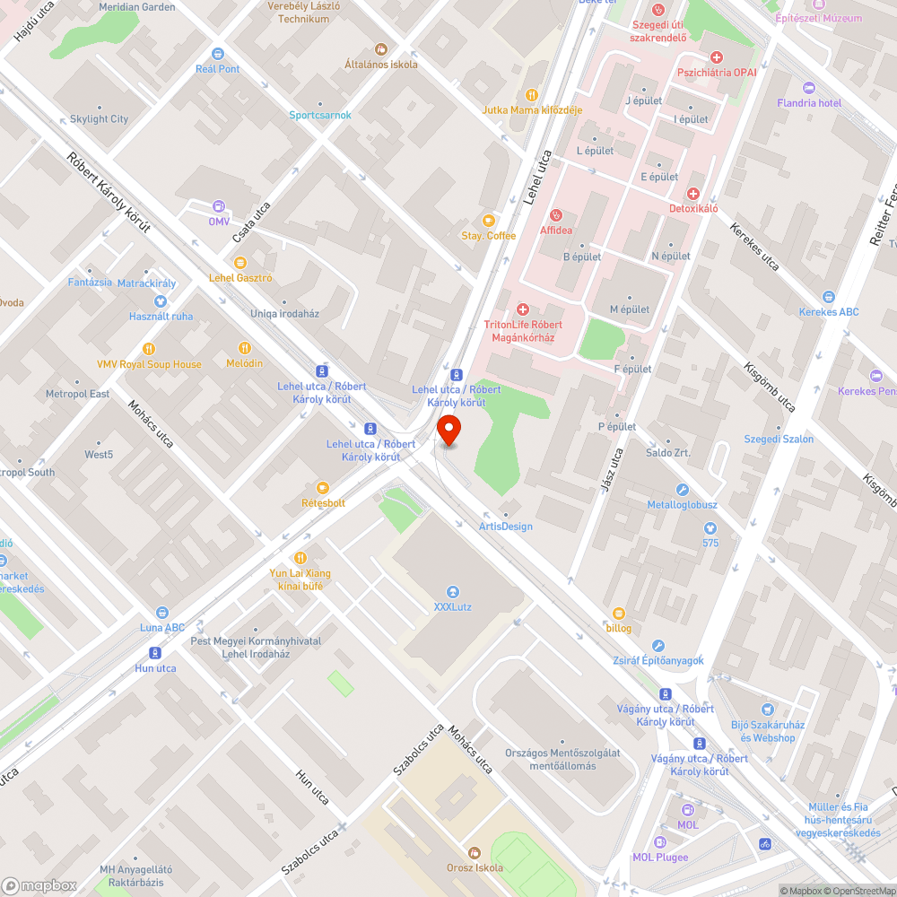 Kiszáradt fa bejelentés helye