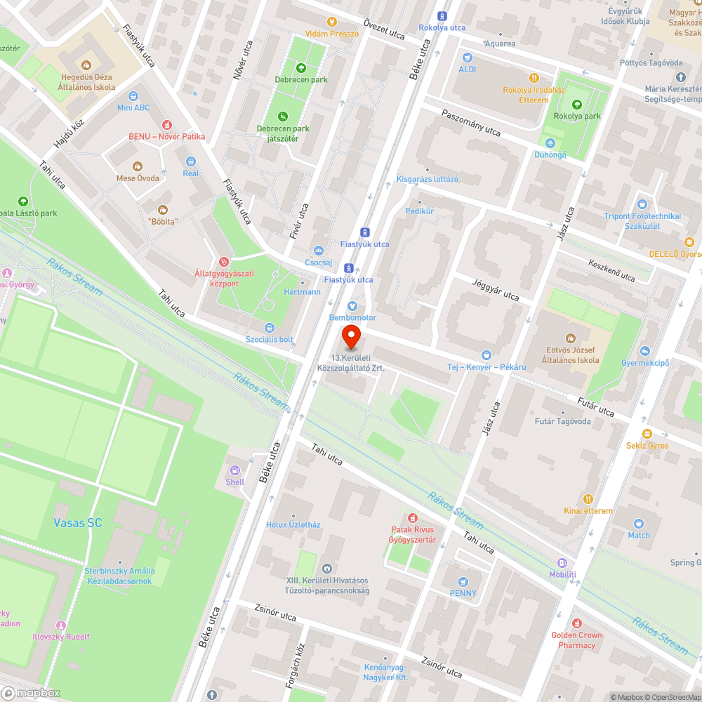 Kiszáradó nagy fa bejelentés helye