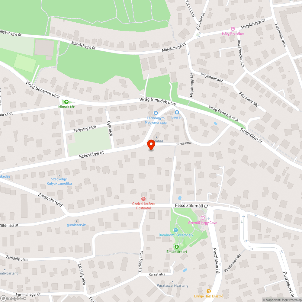 Szép nagy kátyú bejelentés helye