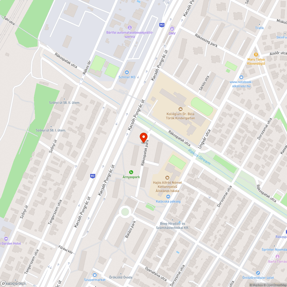 Nagy kátyú bejelentés helye