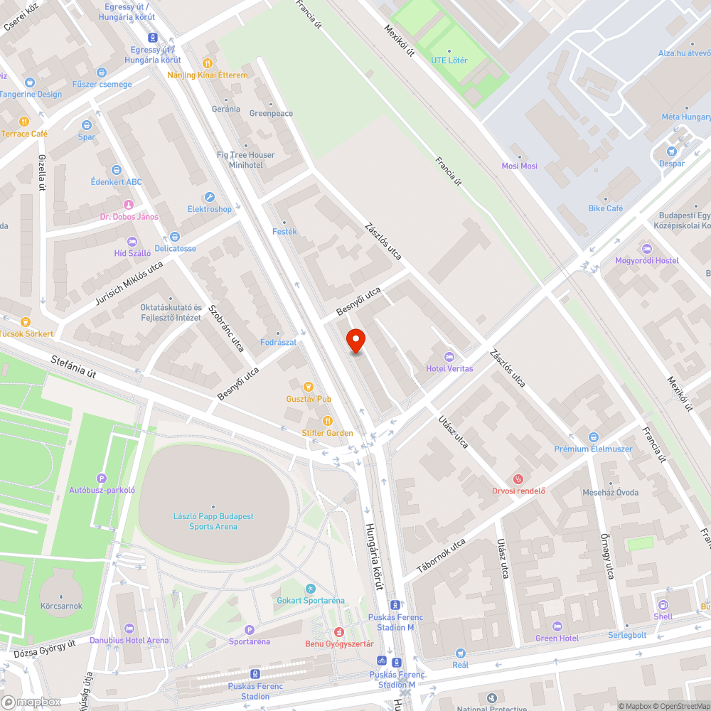 Üres fahely bejelentés helye