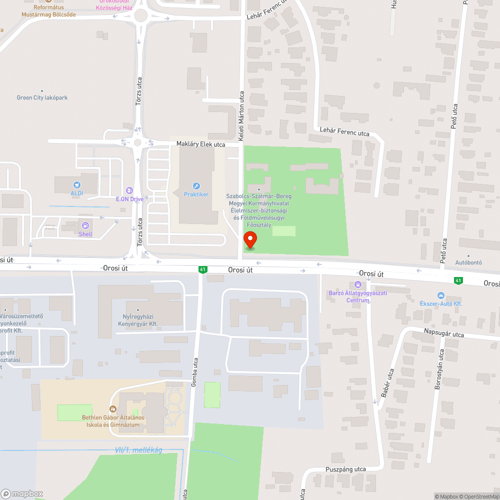 Beszakadt szervízárok bejelentés helye