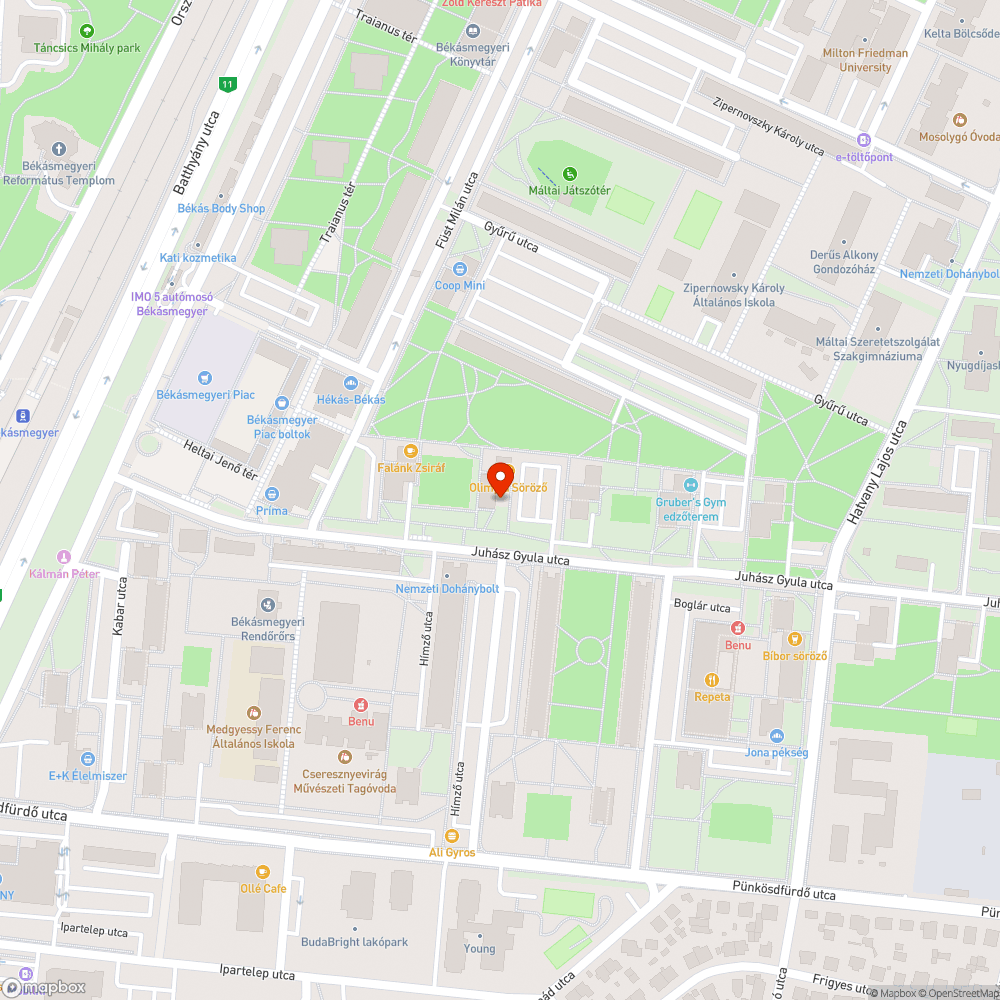 Gyanús jármű bejelentés helye