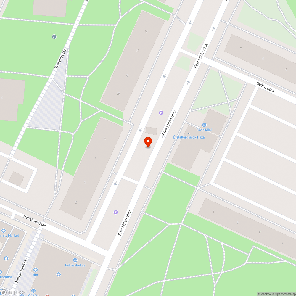 Nem mozduló jármű bejelentés helye