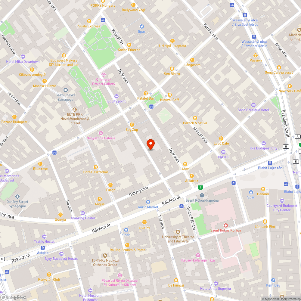 Összefirkált fal bejelentés helye