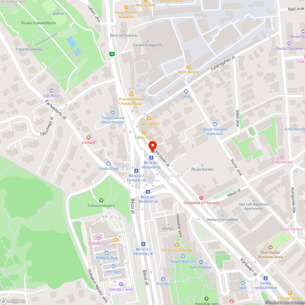 Régóta zárva levő nyilvános WC bejelentés helye