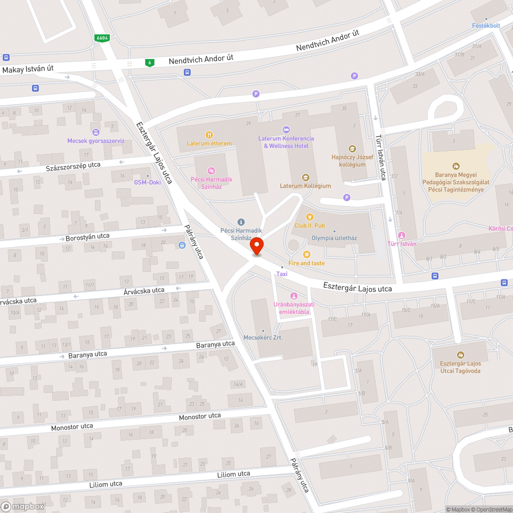 Sérült, elhagyott jármű bejelentés helye