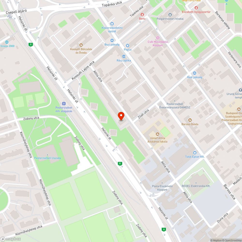 Széthagyott szemét bejelentés helye