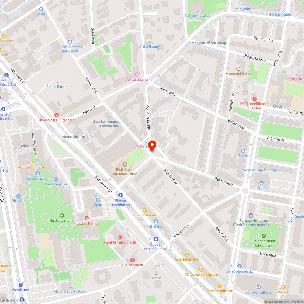 Problémás csomópont a Körte utcában bejelentés helye