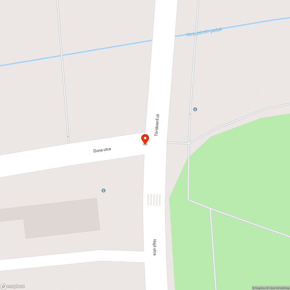 Sérült tábla bejelentés helye