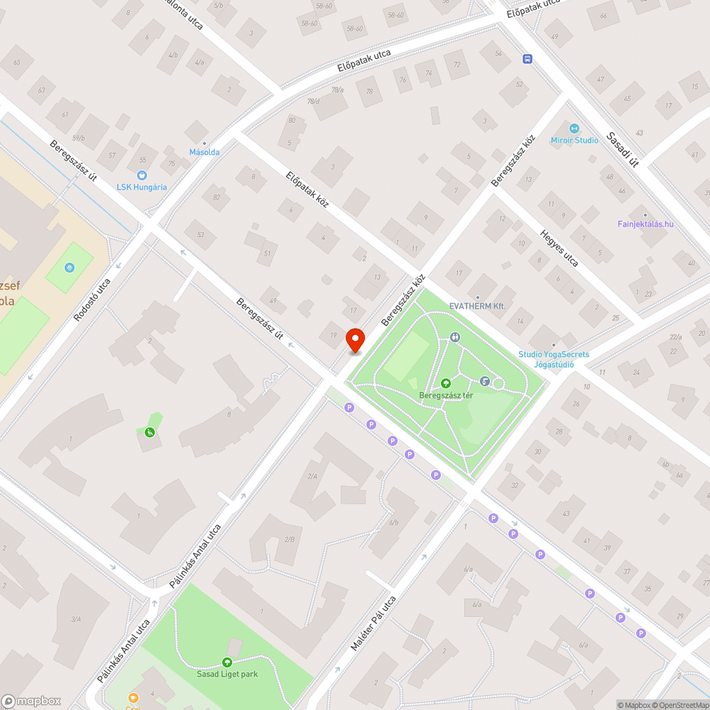 1996-os kék Renault Twingo bejelentés helye