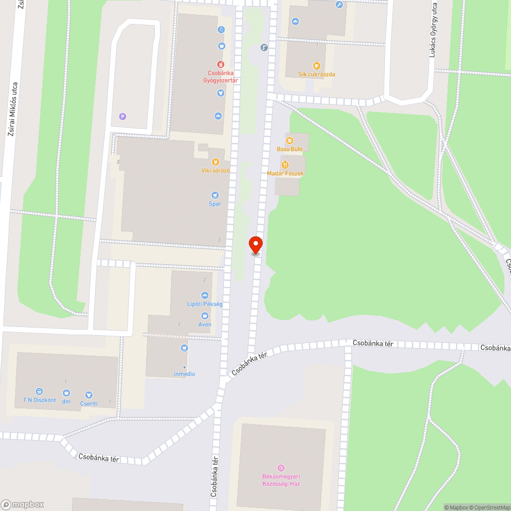 Beszakadt bejelentés helye