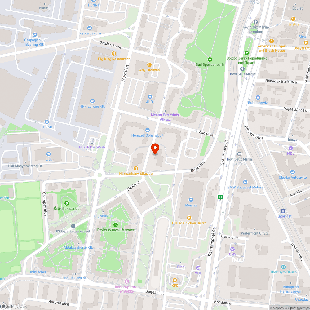 Faág kidőlése bejelentés helye