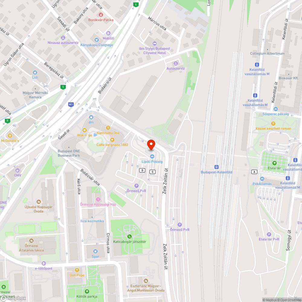 Kelenföld vasútállomás mozgólépcső bejelentés helye